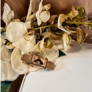 Horse Head Lucite Square‎ Bezel Tie Clip